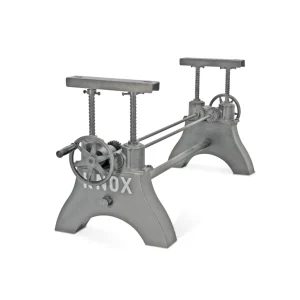 KNOX Adjustable Height Steel Crank Base – Coffee to Dining Table – DIY