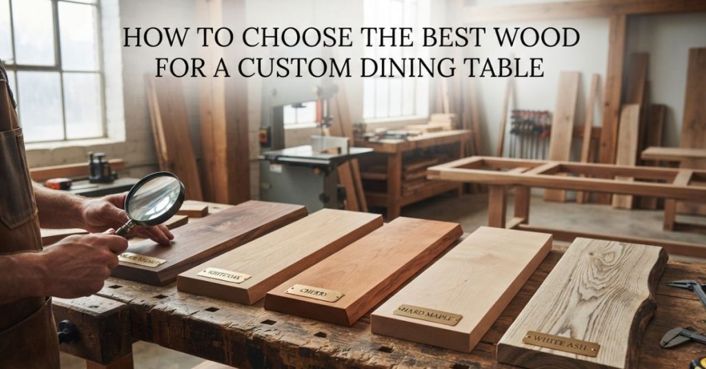 Choose the Best Wood for a Custom Dining Table