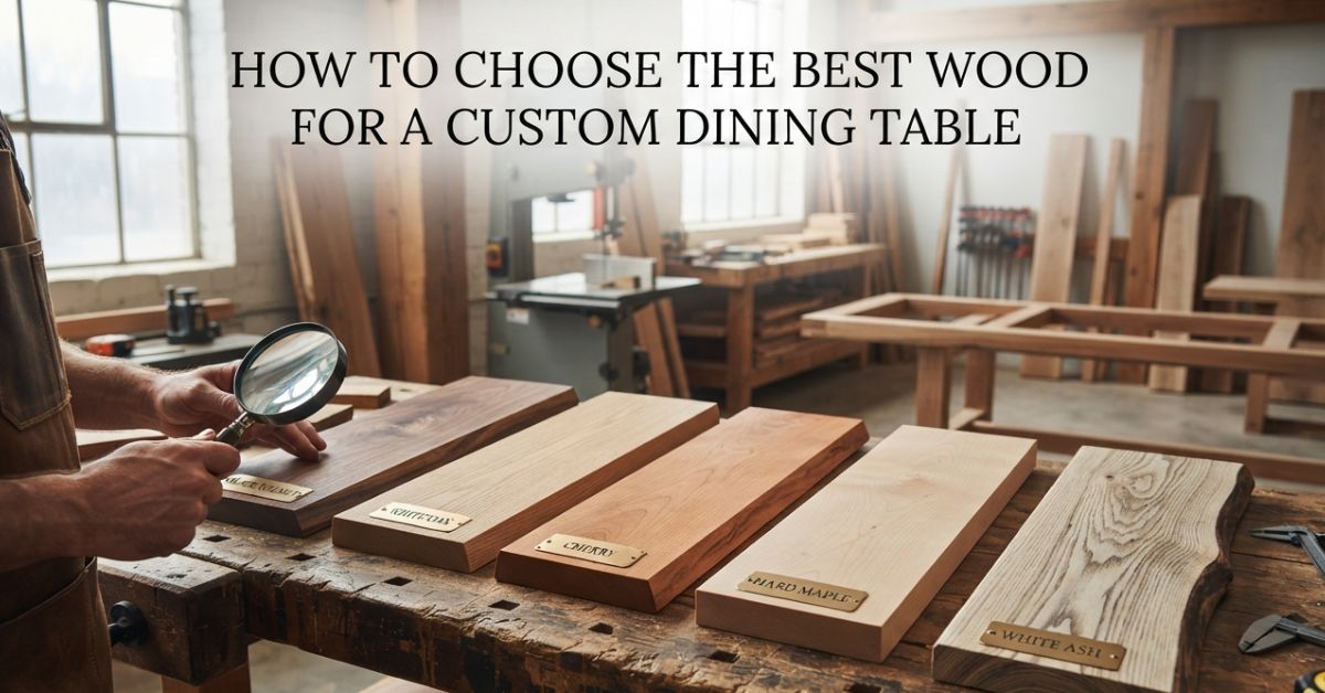 Choose the Best Wood for a Custom Dining Table