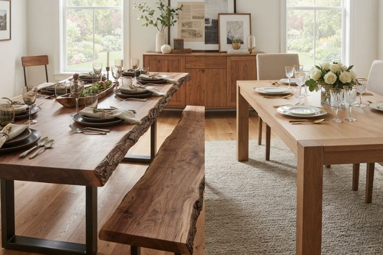 Live Edge vs. Solid Wood