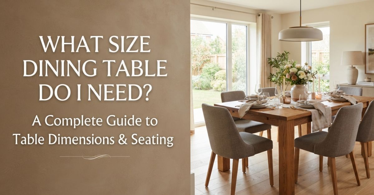A Complete Guide to Table Dimensions & Seating