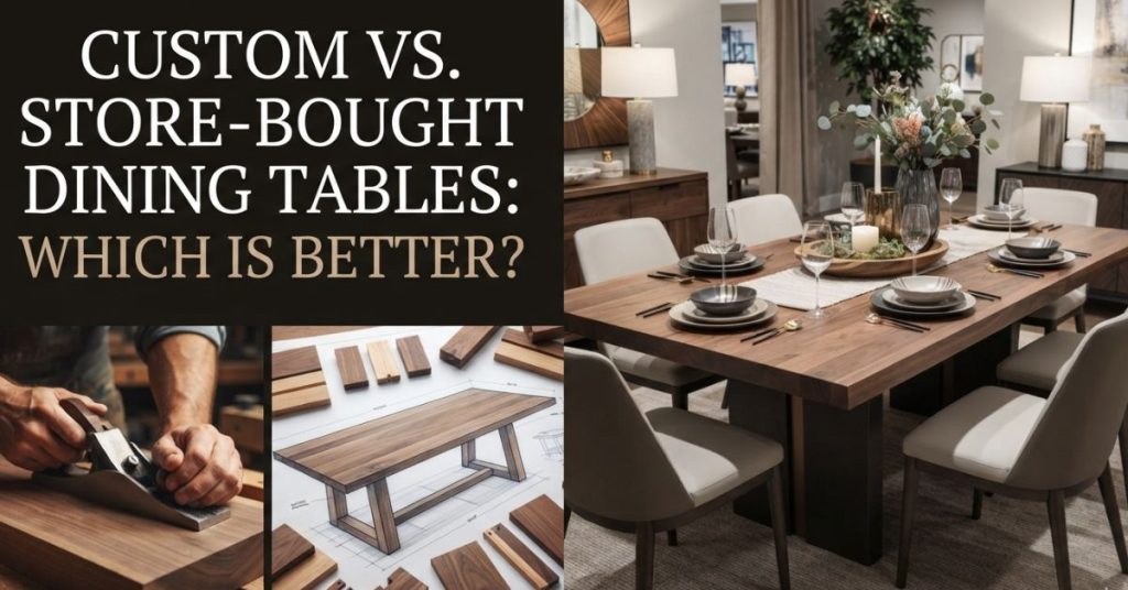 Custom vs. Store-Bought Dining Tables
