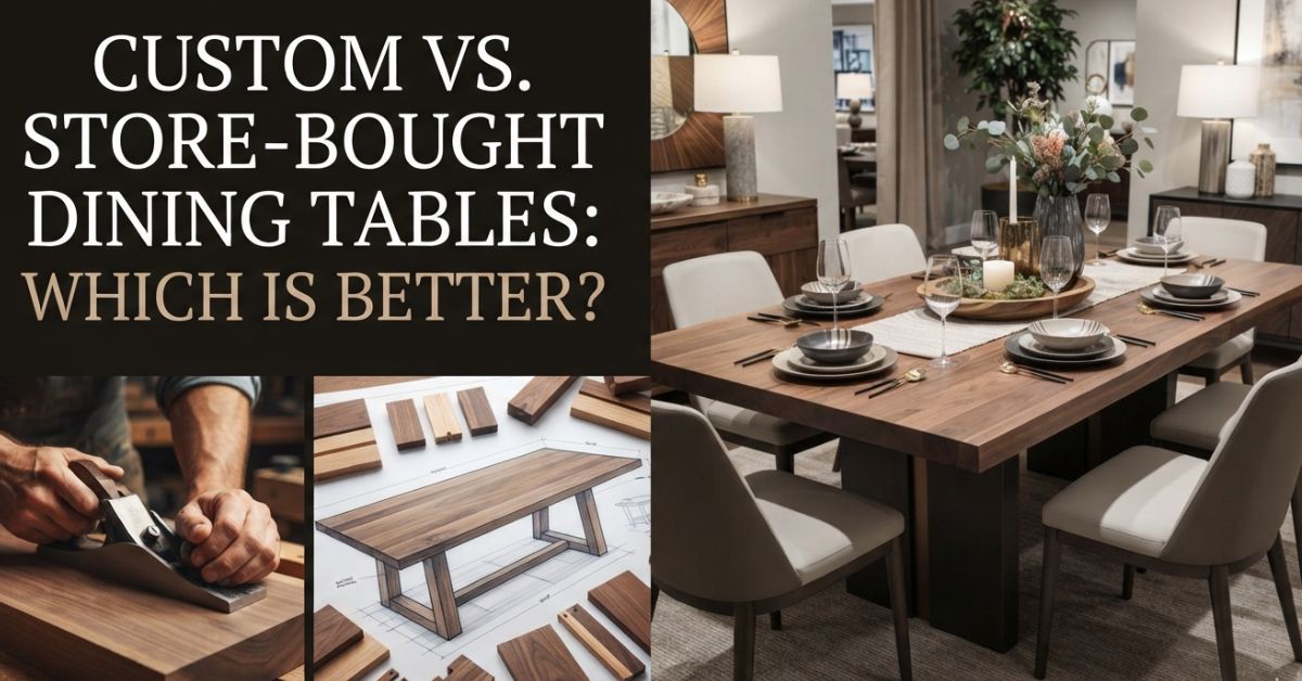 Custom vs. Store-Bought Dining Tables